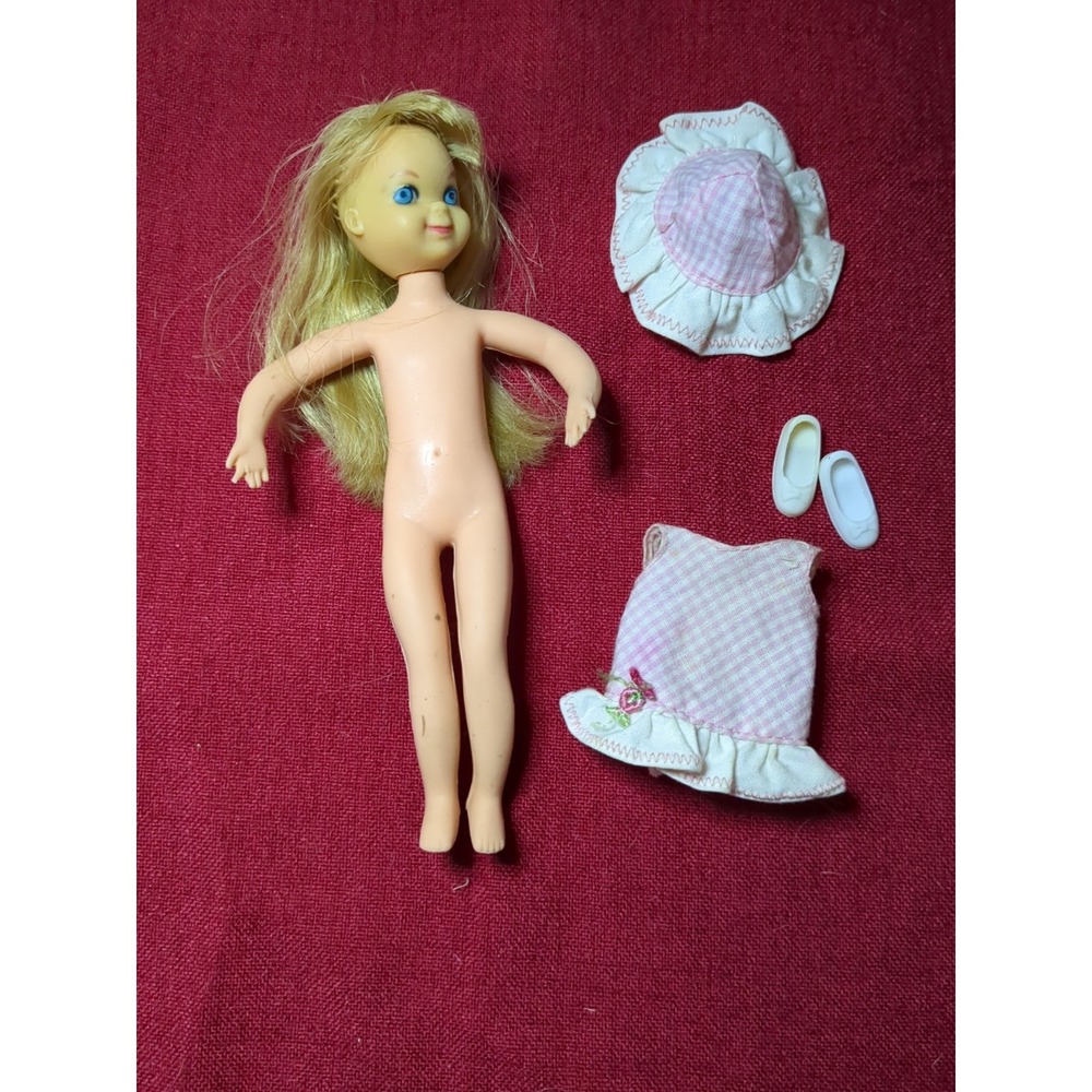 Vintage Mattel #3550 Tutti Doll – Original Romper, Hat, & Shoes - Picture 6 of 9